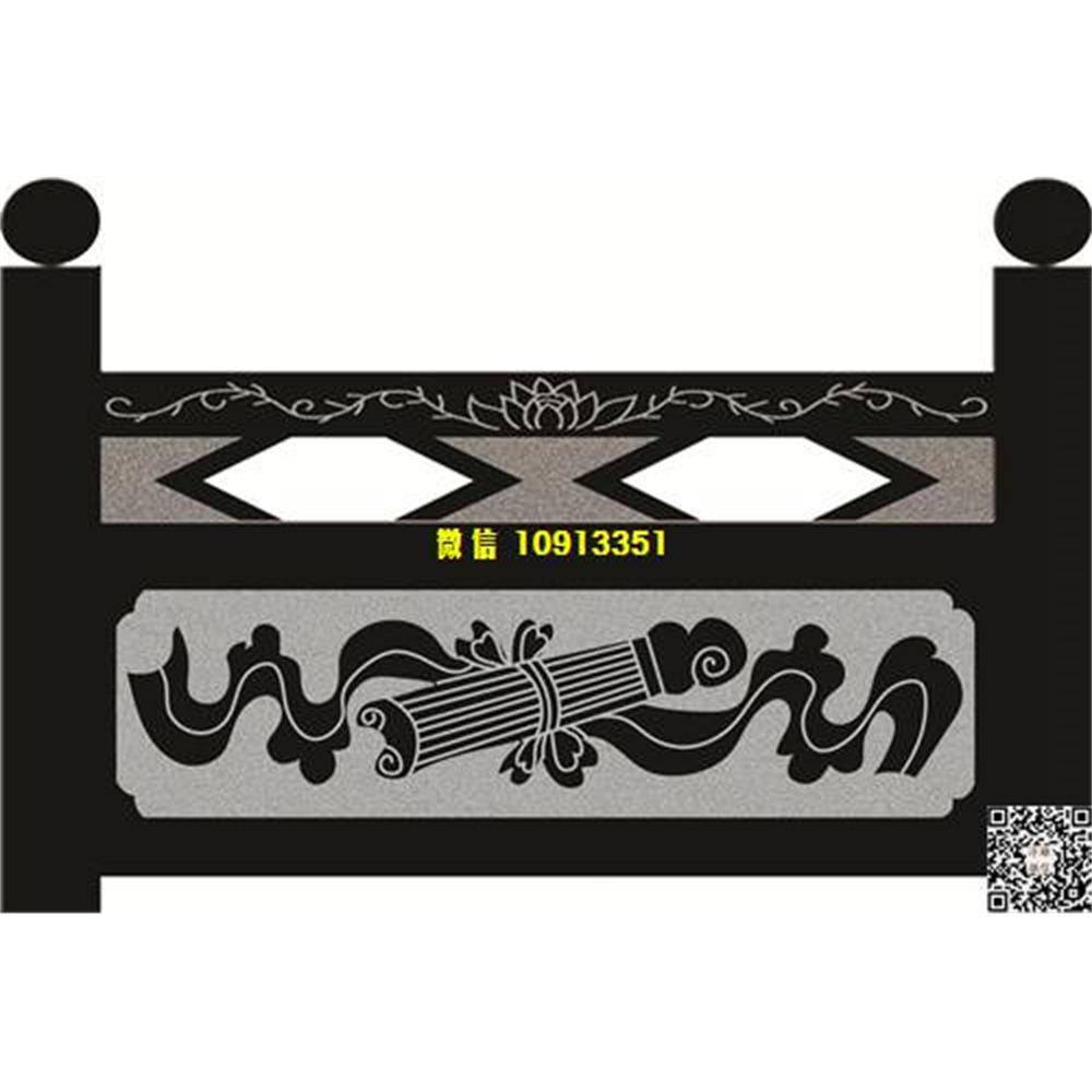 精雕图136八宝栏板精雕图线雕图线条图单线铣底图_电脑雕刻plt文泰矢量图精雕图浮雕图